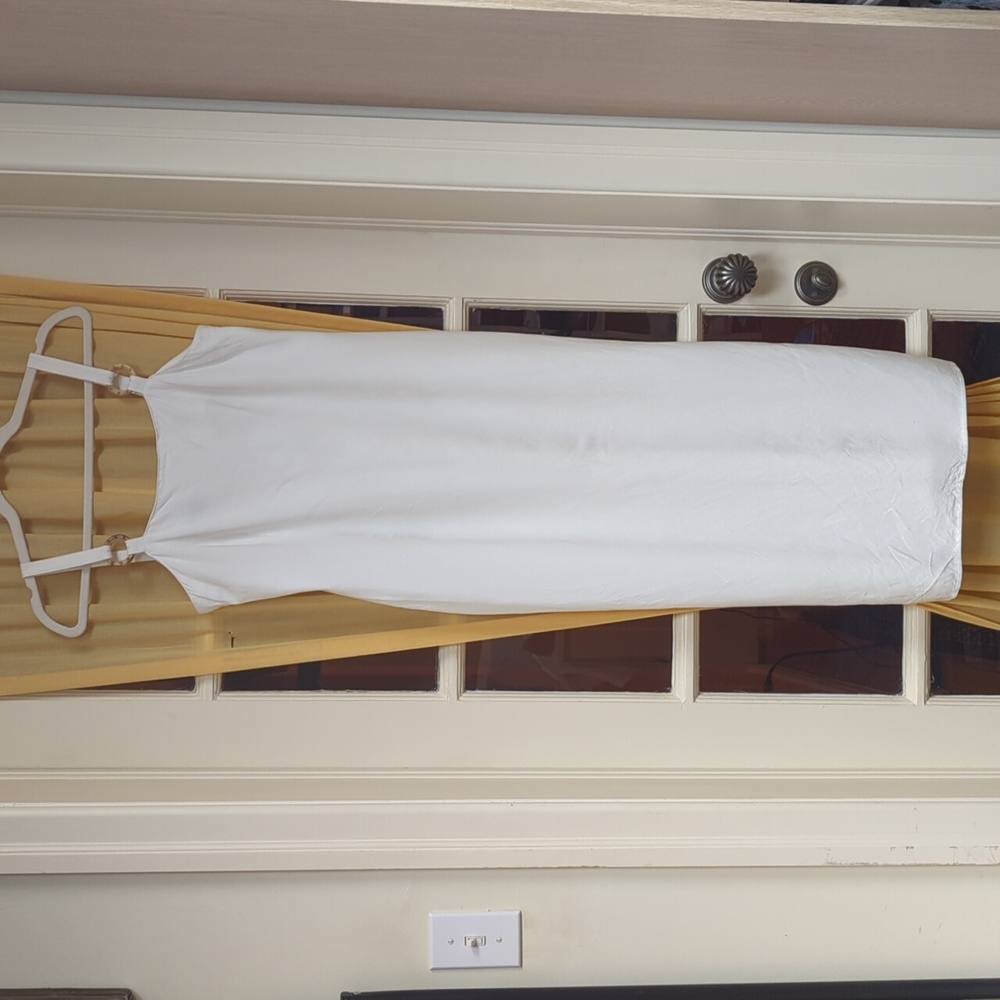 Yves cossette Depeche mode white full length dress